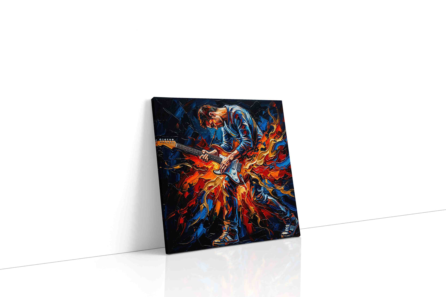 Electric Passion Blaze music canvas print, gallery-wrapped, ready to hang