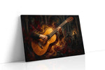 Flaming Strings Serenade music canvas print, gallery-wrapped, ready to hang