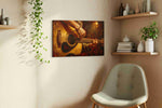 Harmony in Strings (Music) - Music Wall Art, Musical Canvas Print, Music Room Decor