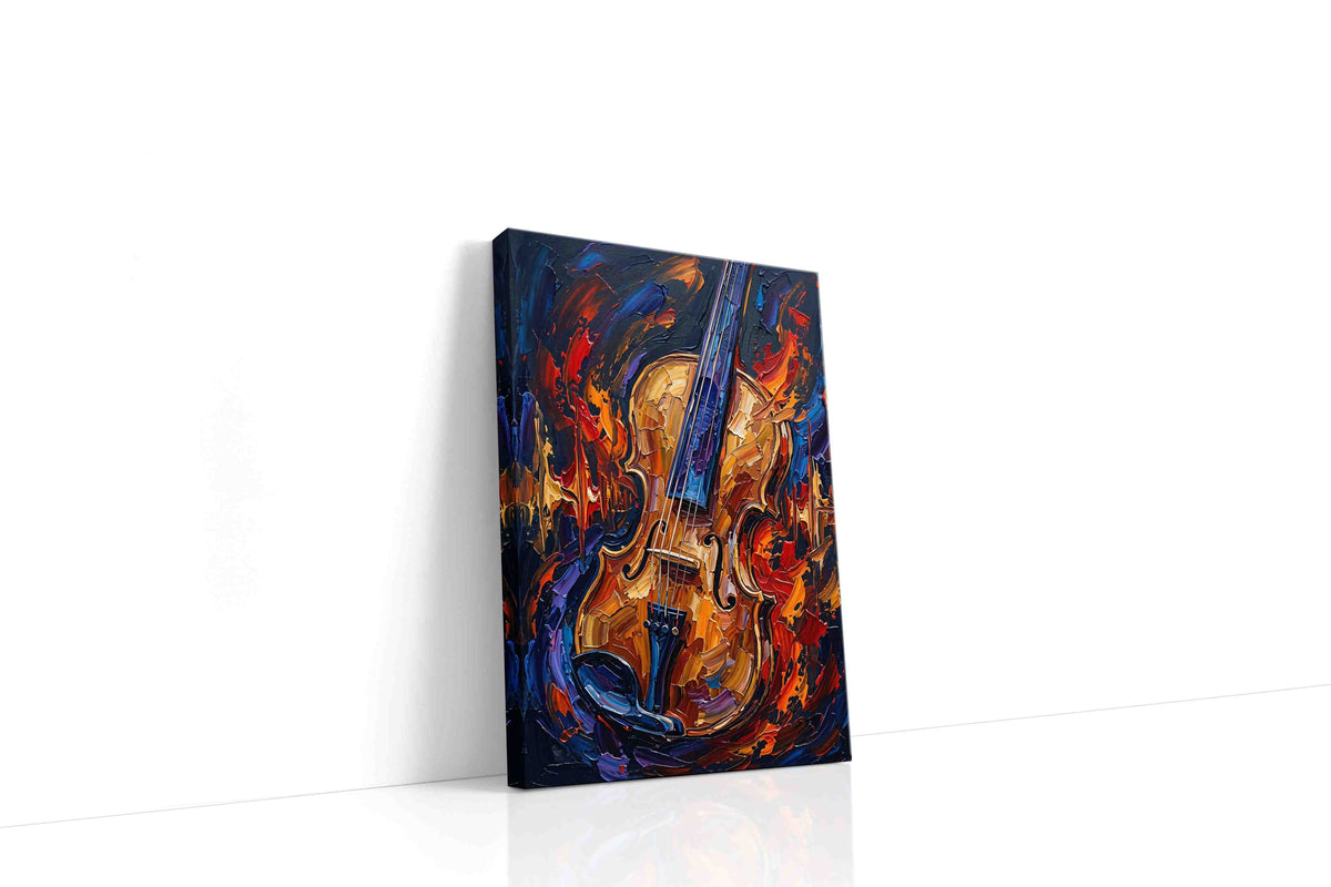 Symphony of Flames music canvas print, gallery-wrapped, ready to hang