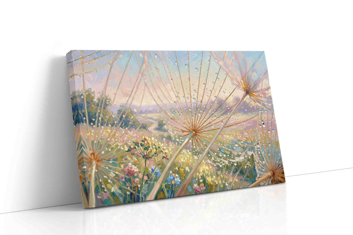 Dreamscape Droplets nature canvas print, gallery-wrapped, ready to hang