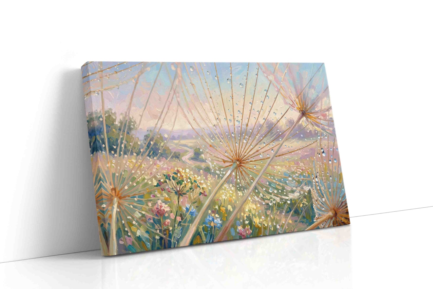 Dreamscape Droplets nature canvas print, gallery-wrapped, ready to hang