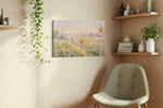 Dreamscape Droplets nature canvas print in a living room scene