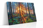Enchanted Forest Awakening nature canvas print, gallery-wrapped, ready to hang
