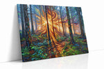 Enchanted Forest Awakening (Nature) - Nature Wall Art, Scenic Canvas Print, Natural Landscape Art