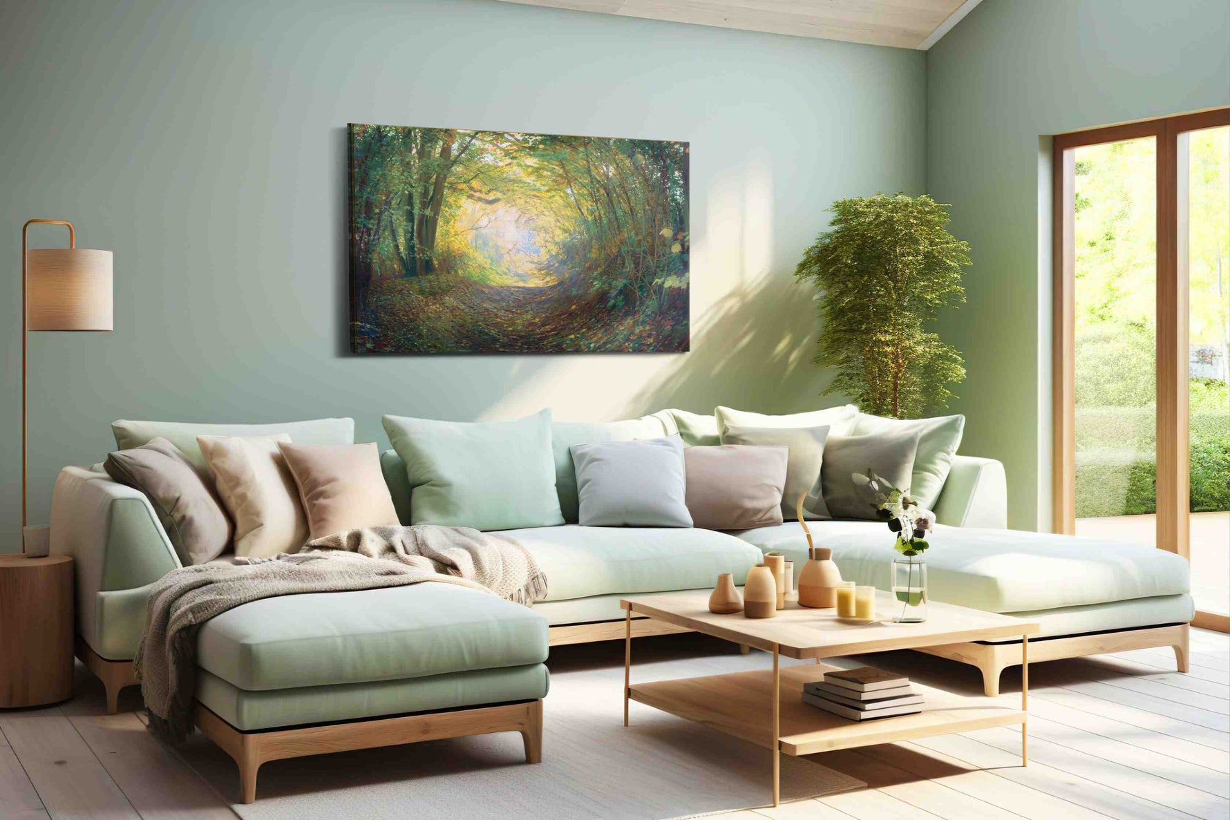 Enchanted Forest Passage (Nature) - Nature Wall Art, Scenic Canvas Print, Natural Landscape Art
