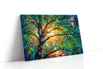 Ethereal Canopy Radiance nature canvas print, gallery-wrapped, ready to hang