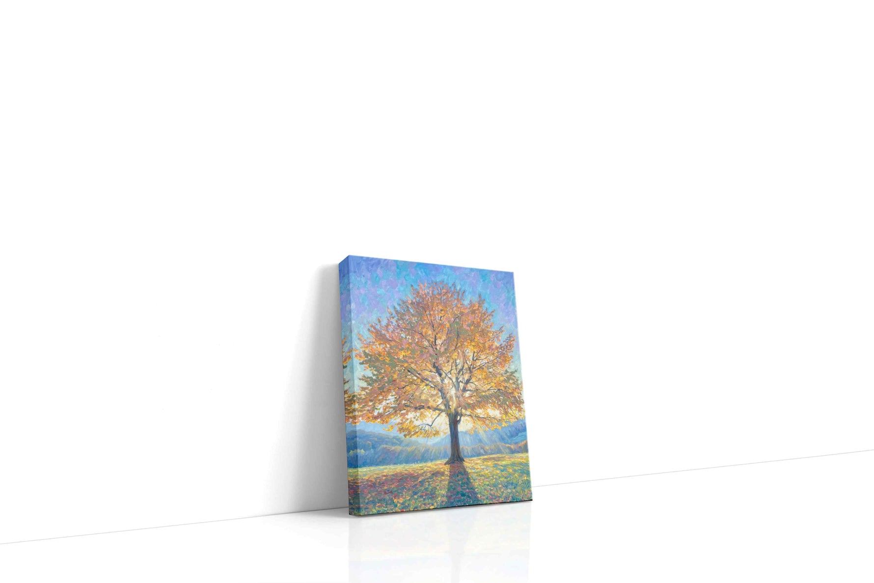 Radiant Autumn Glory nature canvas print, gallery-wrapped, ready to hang