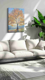 Radiant Autumn Glory nature canvas print, on wall, lifestyle preview