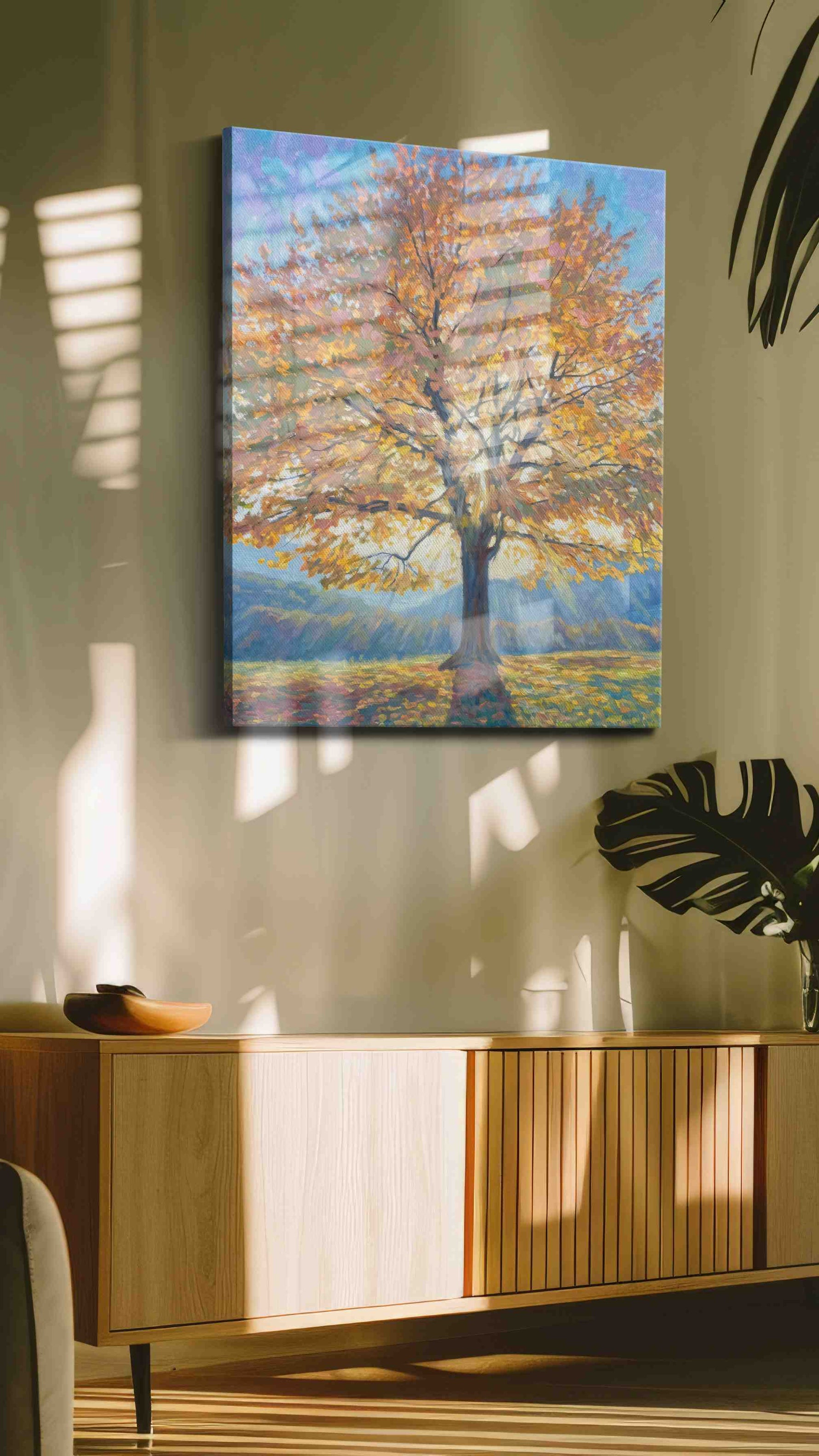 Radiant Autumn Glory (Nature) - Nature Wall Art, Scenic Canvas Print, Natural Landscape Art