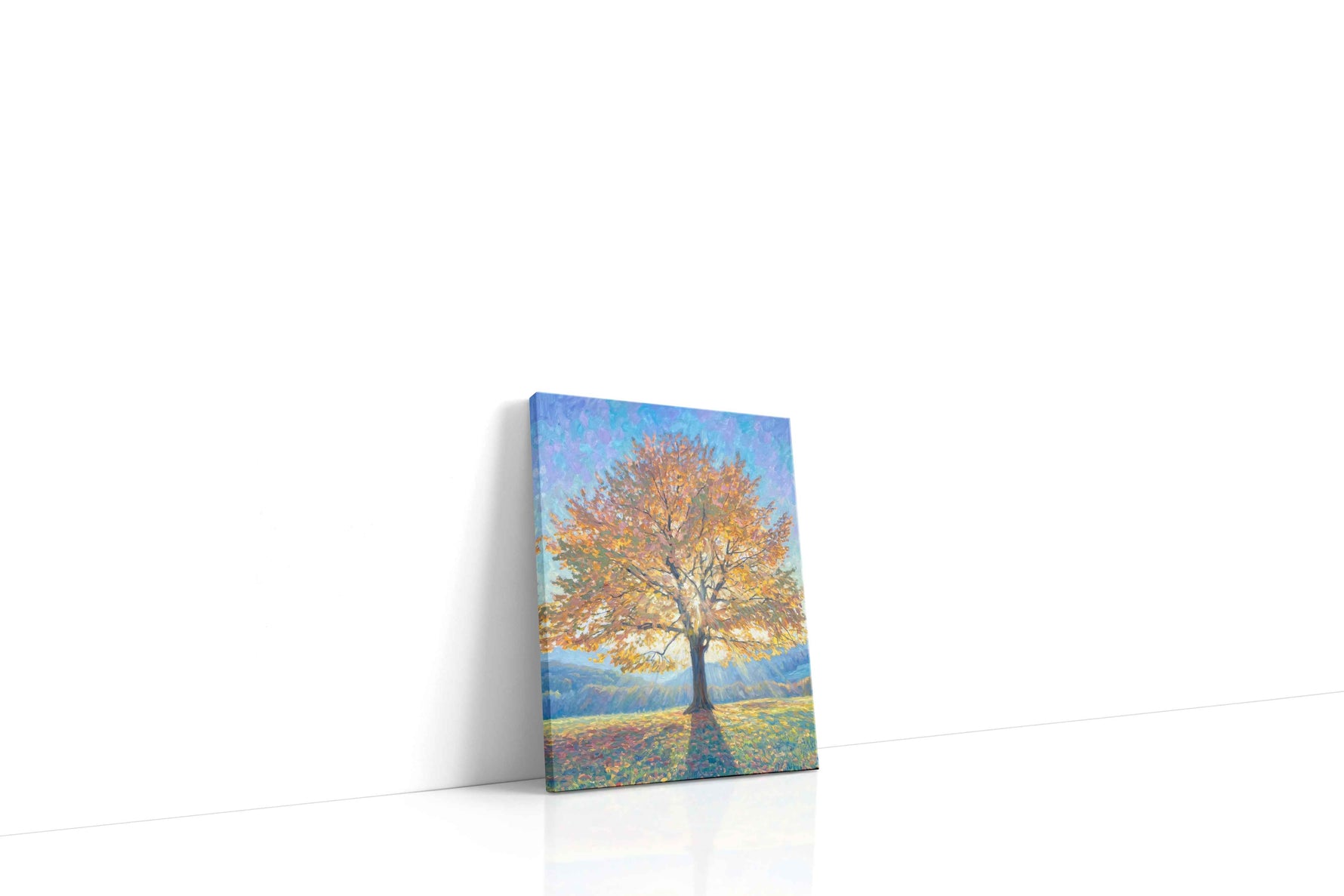Radiant Autumn Glory nature canvas print gallery-wrapped portrait canvas studio shot