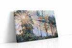 Radiant Woods Symphony nature canvas print, gallery-wrapped, ready to hang