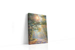 Sunlit Forest Serenity nature canvas print, gallery-wrapped, ready to hang