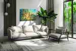 Sunlit Grove Harmony nature canvas print, on wall, lifestyle preview