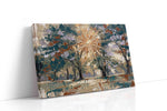 Sunlit Symphony in the Forest nature canvas print, gallery-wrapped, ready to hang