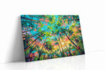 Tropical Canopy Radiance (Nature) - Nature Wall Art, Scenic Canvas Print, Natural Landscape Art gallery-wrapped landscape canvas studio shot
