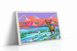Vibrant Wilderness Majesty animals canvas print gallery-wrapped landscape canvas studio shot