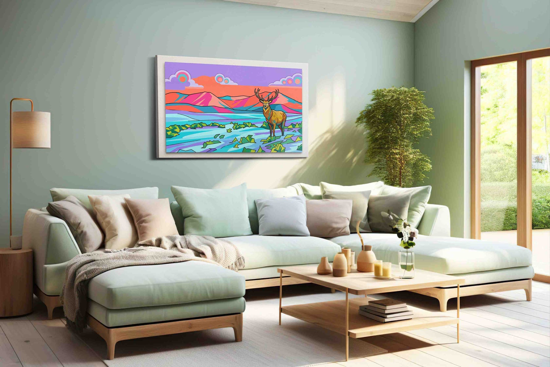 Vibrant Wilderness Majesty (Nature) - Animals, Animal Wall Art, Wildlife Canvas Print, Animal Lover Decor