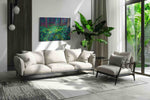 Whispering Fireflies animals canvas print in a modern interior mockup