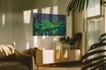 Whispering Fireflies animals canvas print, on wall, lifestyle preview