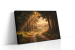 Whispering Woods at Dawn nature canvas print gallery-wrapped landscape canvas studio shot