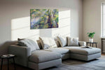 Whispers of Light nature canvas print, displayed in a living room