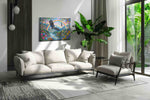 Wings of Radiant Harmony birds canvas print, on wall, lifestyle preview