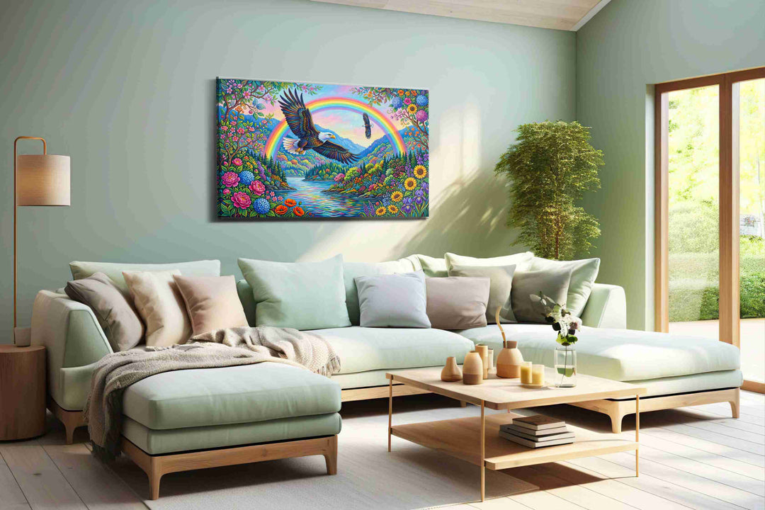 Wings of Radiant Harmony (Nature) - Birds, Bird Wall Art, Avian Canvas Print, Nature Bird Art