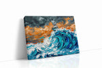 Tempest's Grace sailing canvas print gallery-wrapped landscape canvas studio shot