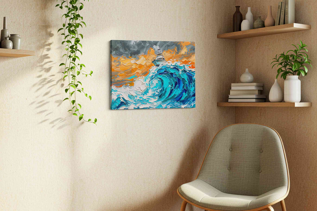 Tempest's Grace (Ocean) - Sailing, Nautical Wall Art, Sailing Canvas Print, Maritime Decor
