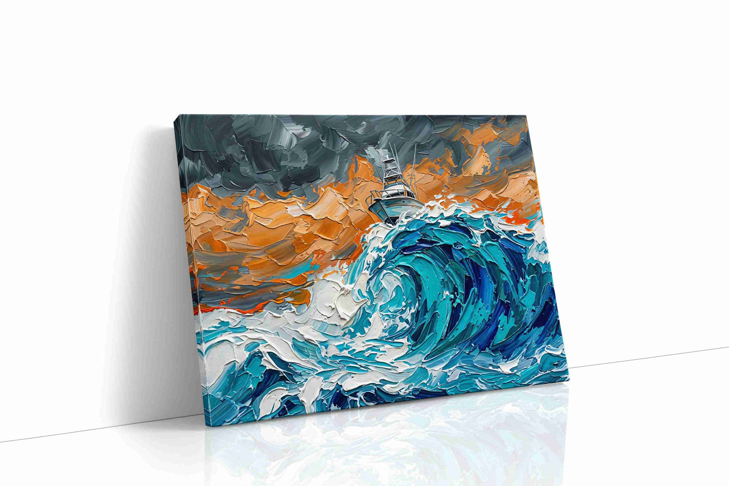 Tempest's Grace sailing canvas print, gallery-wrapped, ready to hang