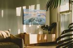 Tidal Symphony at Sunset nature canvas print, on wall, lifestyle preview
