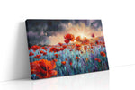 Eternal Radiance Poppies poppies canvas print, gallery-wrapped, ready to hang