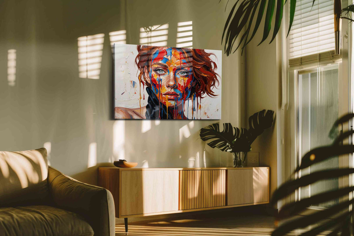 Chromatic Elegance portraits canvas print, on wall, lifestyle preview