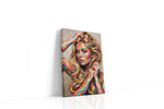 Whirls of Expression portraits canvas print gallery-wrapped portrait canvas studio shot