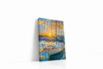 Golden Harbor Dreams sailing canvas print, gallery-wrapped, ready to hang