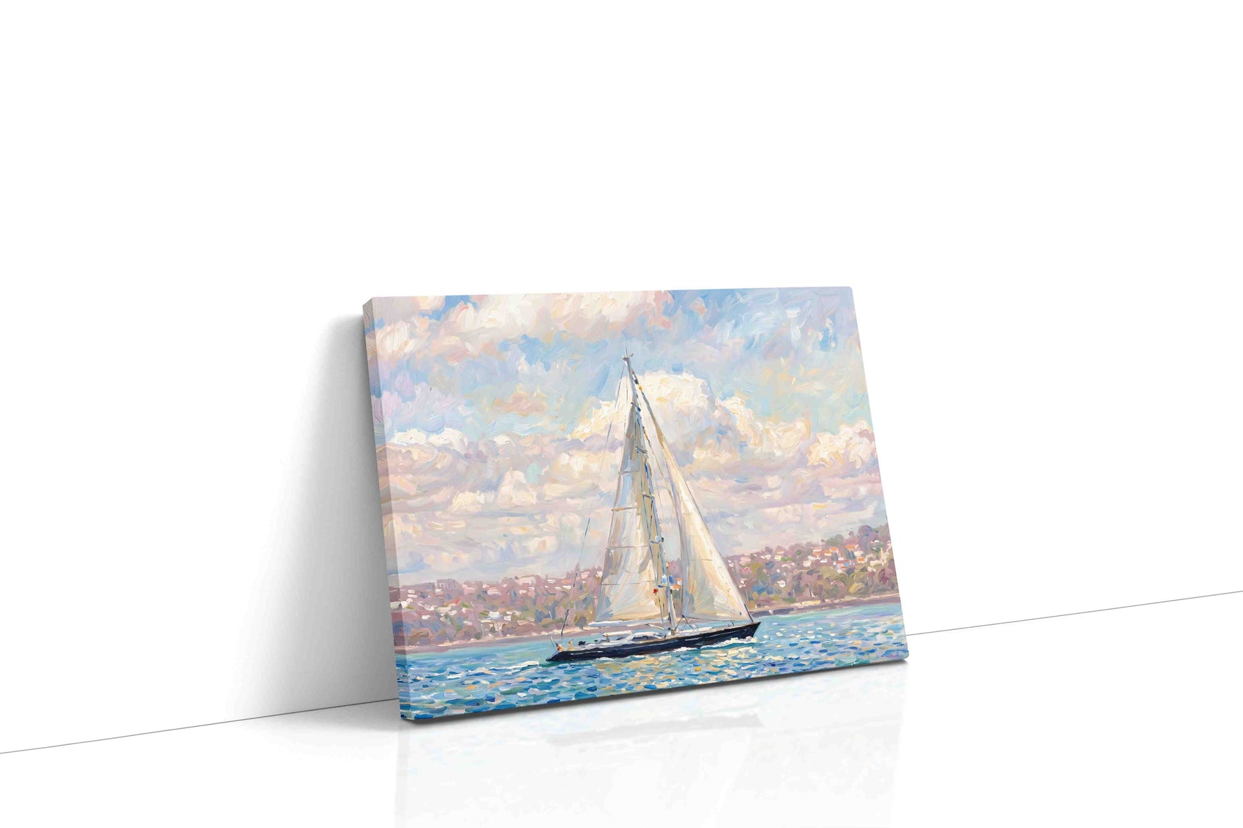 Sailing Serenity Skies sailing canvas print, gallery-wrapped, ready to hang