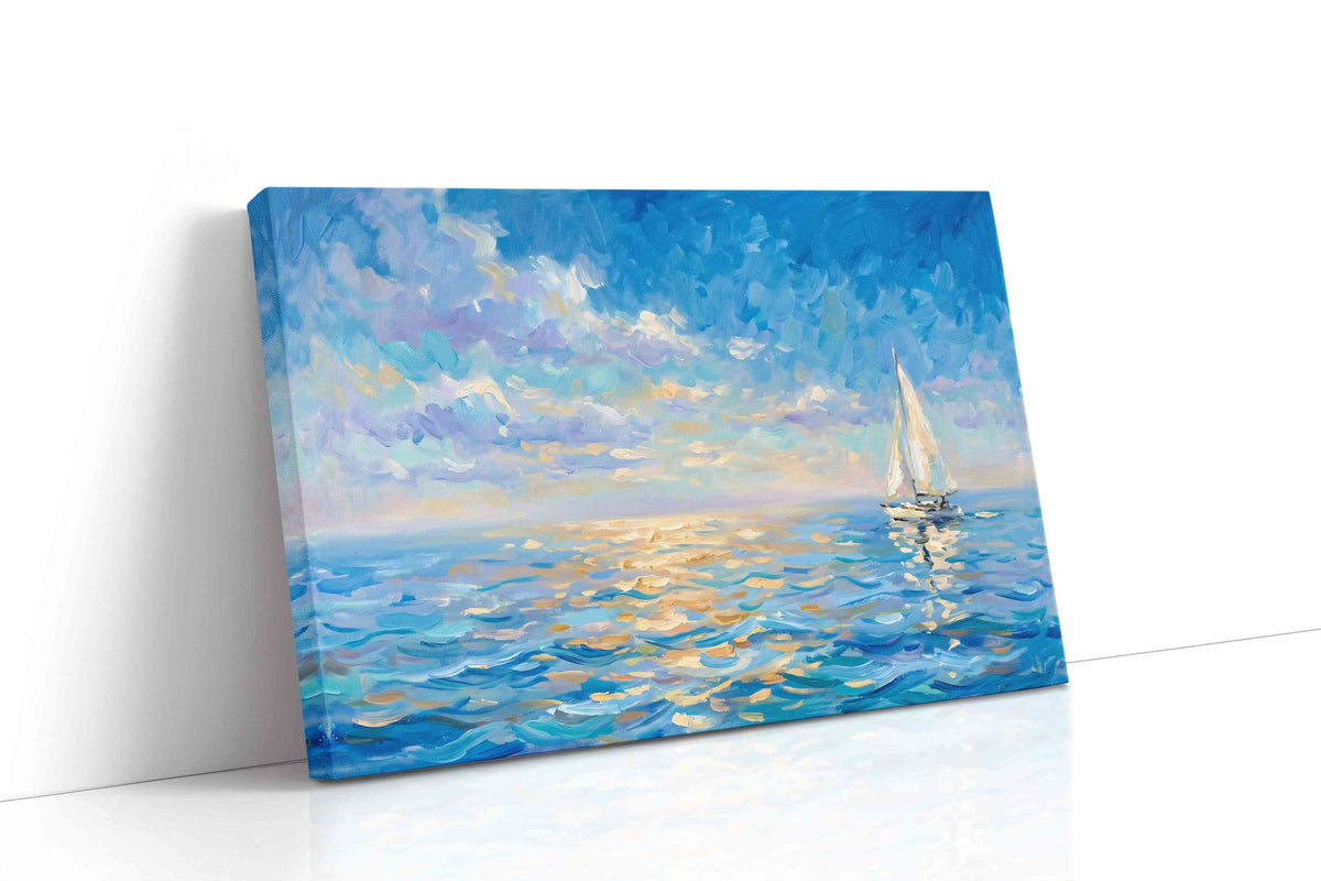 Sailing into Serenity sailing canvas print, gallery-wrapped, ready to hang