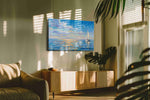 Sailing into Serenity (Sailing) - Nautical Wall Art, Sailing Canvas Print, Maritime Decor in a contemporary interior mockup