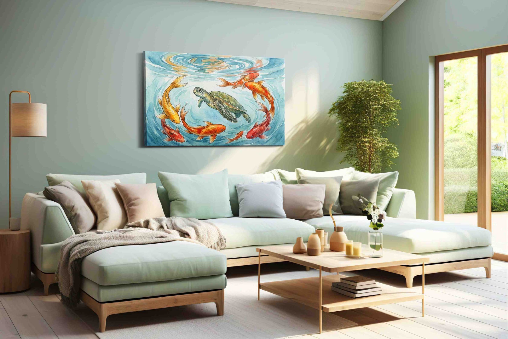 Harmony of Water and Life (Sealife) - Sea Life Wall Art, Marine Canvas Print, Ocean Animal Art