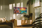 Tropical Twilight Reef (Sealife) - Sea Life Wall Art, Marine Canvas Print, Ocean Animal Art