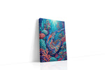 Underwater Symphony of Colors (Sealife) - Sea Life Wall Art, Marine Canvas Print, Ocean Animal Art gallery-wrapped portrait canvas studio shot