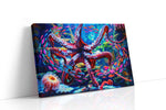 Vivid Abyss sealife canvas print, gallery-wrapped, ready to hang