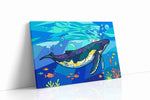 Whalesong Symphony animals canvas print gallery-wrapped landscape canvas studio shot
