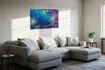 Whirl of Spectral Fish (Sealife) - Sea Life Wall Art, Marine Canvas Print, Ocean Animal Art