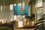 Whirlpool of Crimson Currents (Sealife) - Sea Life Wall Art, Marine Canvas Print, Ocean Animal Art