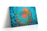 Whirlpool of Crimson Currents sealife canvas print, gallery-wrapped, ready to hang