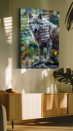 Guardian of the Forest Spirit (Wolf) - Wolf Wall Art, Wildlife Canvas Print, Nature Predator Art