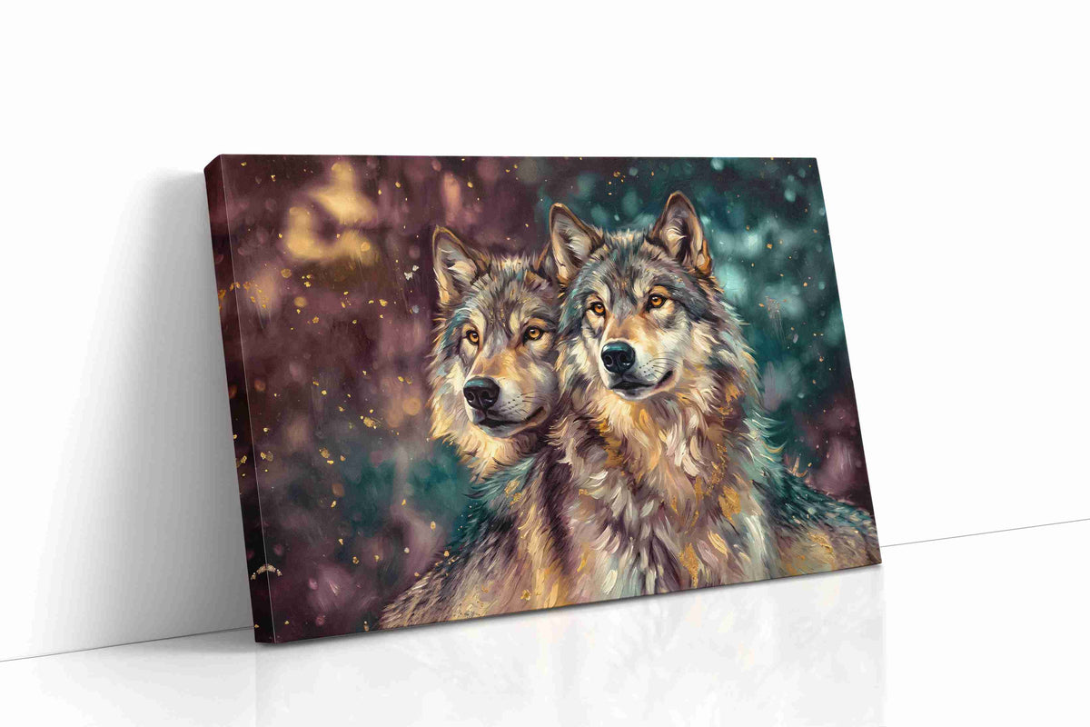 Guardians of the Twilight animals canvas print, gallery-wrapped, ready to hang