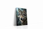 Majesty of the Wild wolf canvas print, gallery-wrapped, ready to hang